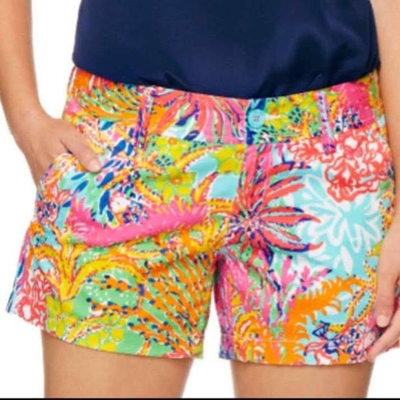 Lilly Pulitzer Callahan 5” Short Fishing For Compliments Size 4 - Picture 7 of 12
